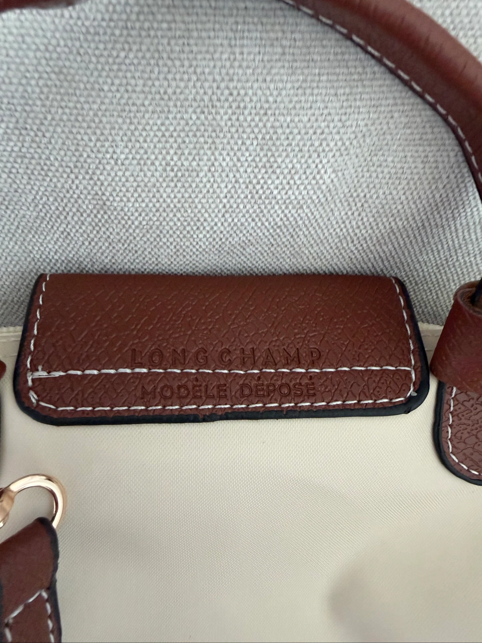 Mini tas Longchamp XS beige – photo 4